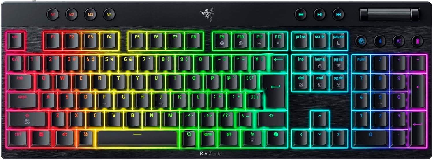 BlackWidow V4 Low-profile HyperSpeed