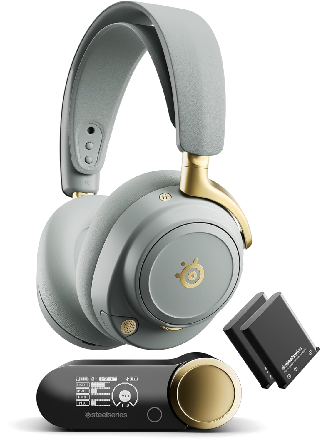 Arctis Nova Elite Sage Gold